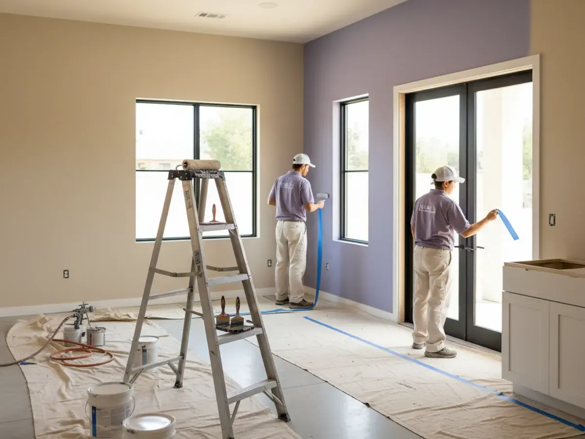 Commercial detail work by a licensed San Diego County painter