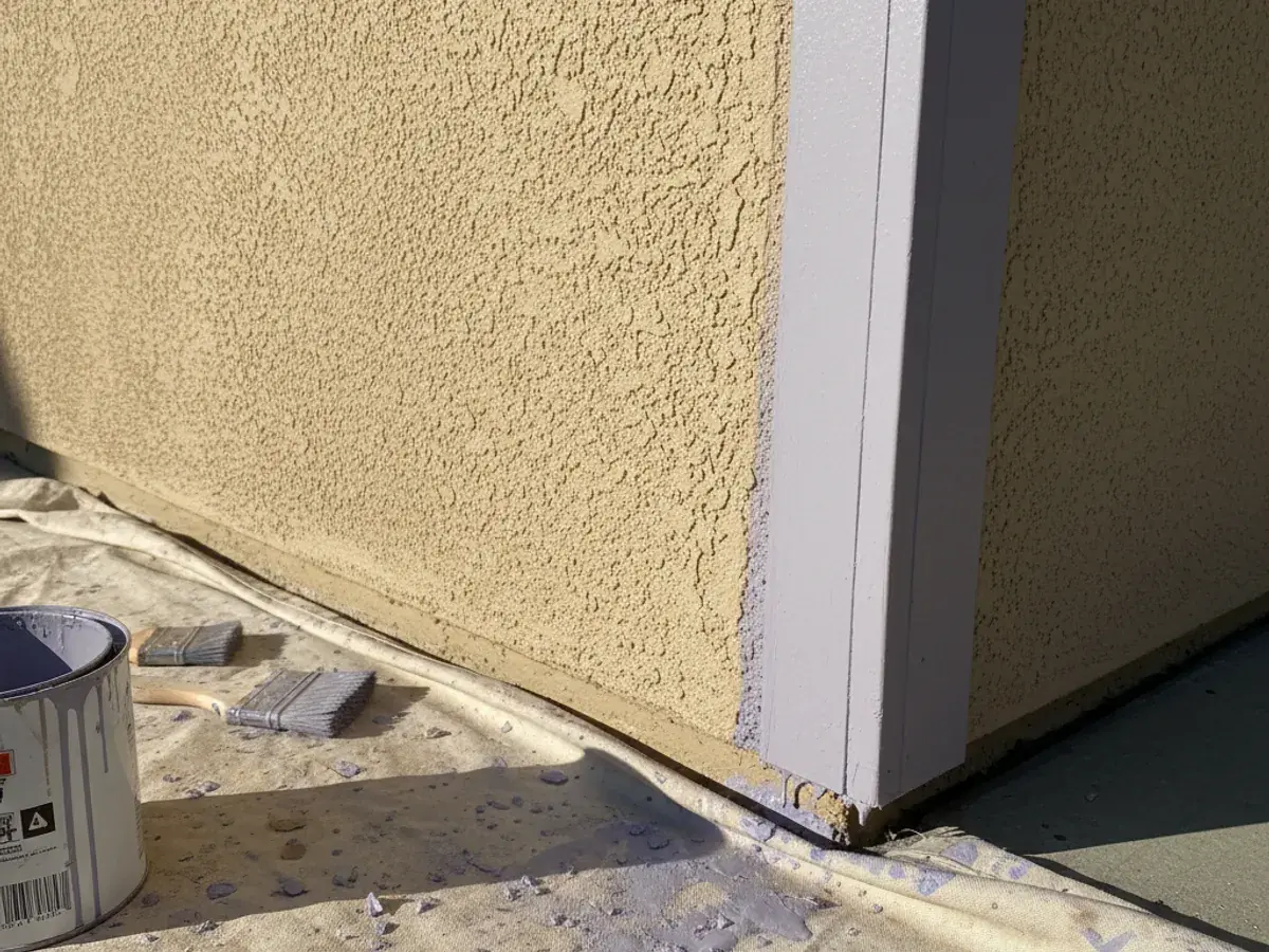 Exterior Painting detail work by a licensed San Diego County painter