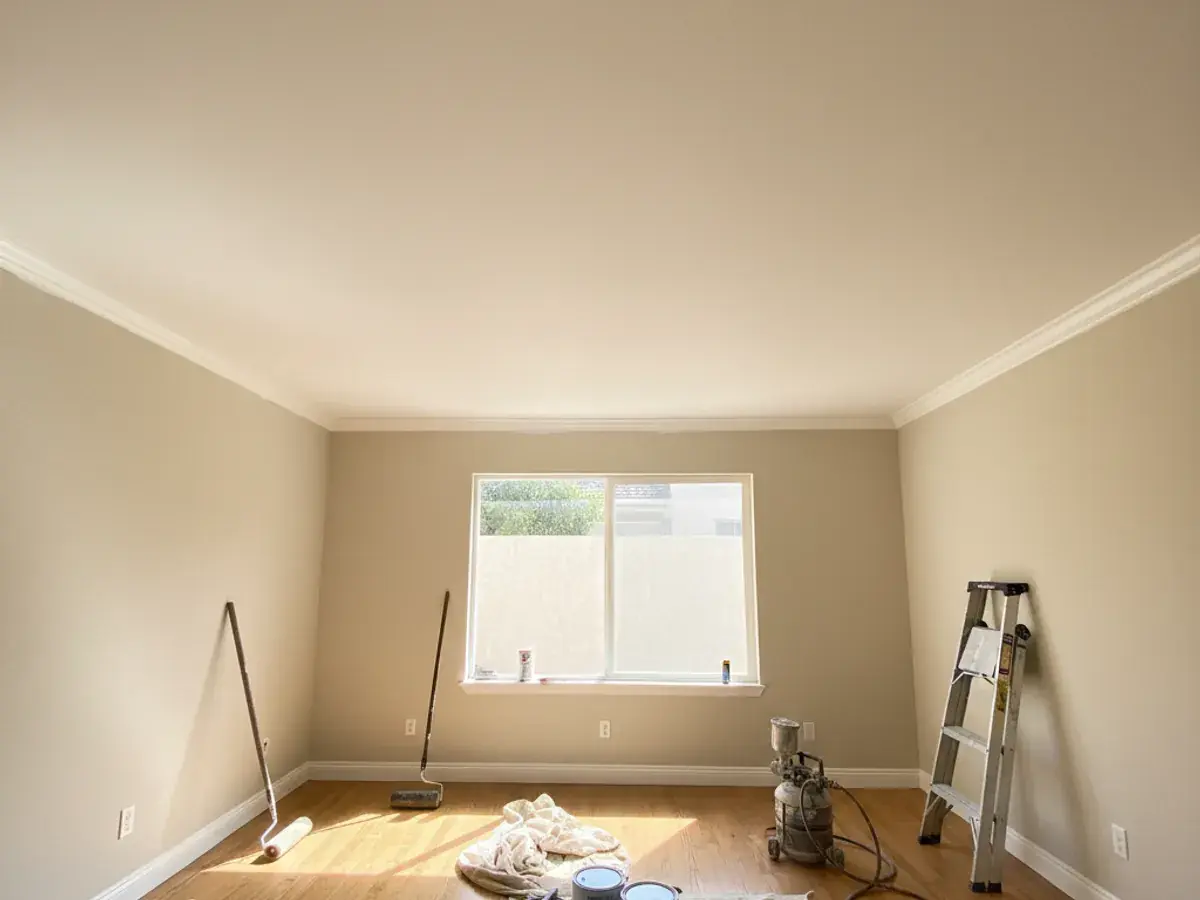 Popcorn Ceilings detail work by a licensed San Diego County painter
